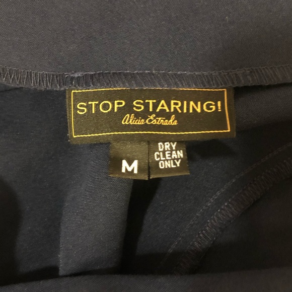 Navy Stop staring wiggle dress - Picture 6 of 8